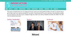 Desktop Screenshot of patientaction.com